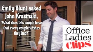 Emily Blunt Inspired this Classic Office Moment - The Office Ladies Podcast Clips