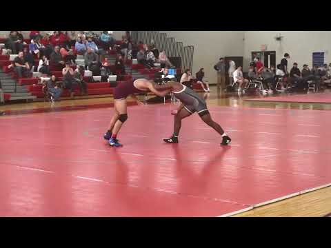 CJ Mickle of McAdory High School vs Shades Valley 9th Grade Wrestling 12/19/20 152lb