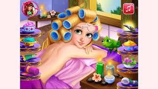 How to play Blonde Princess: Spa Day game | Free online games | MantiGames.com screenshot 1