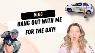 Weekday Vlog (morning routine, driving lesson & helping my boyfriend)