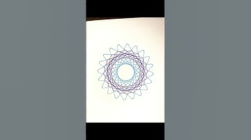 Beautiful pattern #shorts #satisfying #art #spirograph #calming #relaxing #asmr #ytshorts #drawing