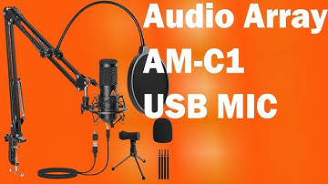Audio Array AM-C1 USB Condenser Microphone Kit Review | #review  #podcast #recordingstudio #setup