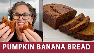 How to Make Healthy Pumpkin Banana Bread | The Frugal Chef