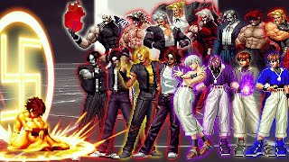 [KOF Mugen] Phoenix Orochi LV 2 Vs Orochi Chris, WF Kyo Kusanagi, 8 Ultimate Rugal Team