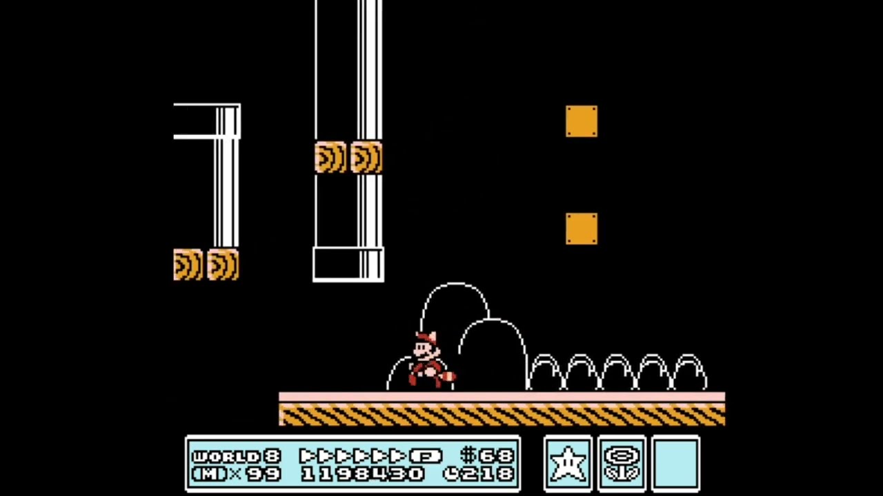 クリア#83-個86本目】FC【SUPER MARIO BROS 3】WORLD 8-1 スーパー