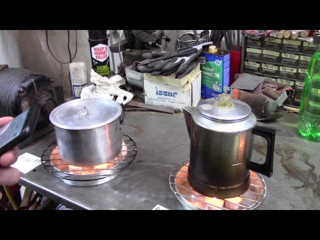 DIY Survival Stove! uses no electricity! The tea-light stove! works  awesome! plus heat and light! 