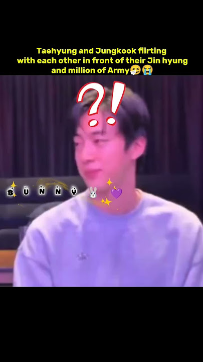 Download lagu OMG🤧 Taehyung and Jungkook flirting with each other in front of their Jin hyung😭🤣