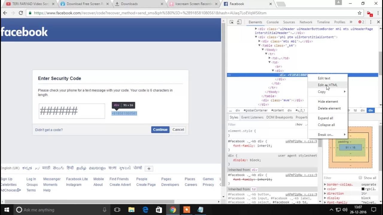 How to hack Facebook account by html code - YouTube