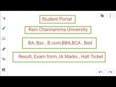 how to check IA MARKS  Rcu at student portal