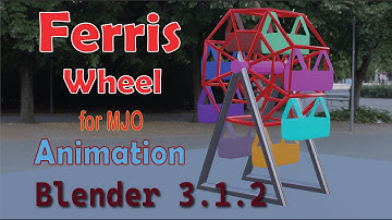 How to create a Ferris wheel in Blender and animated