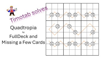 A Very Approachable and Delightful Puzzle | Quadtropia by FullDeck and Missing a Few Cards