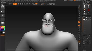 Modelling Mr  Incredible   Part 2  Roughing out the head S3