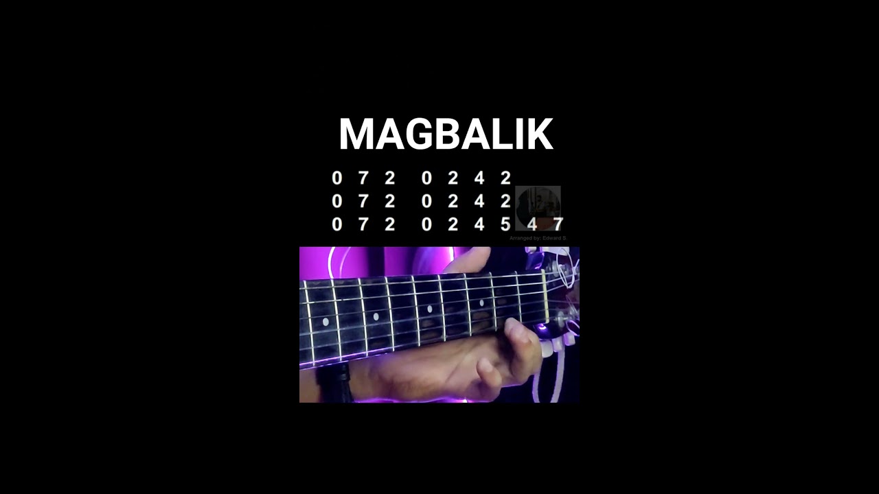 1 String Magbalik Intro Tabs Guitar Fingerstyle Tutorial