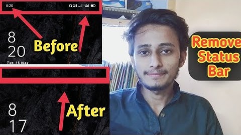 How to Remove Status Bar In Realme || Battery icon Network icon kaise hataye || TechNav