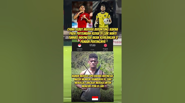 China sebut akan mudah mendapat 3 poin di GBK 😱 #timnasindonesia #pssi #seputartimnas #timnasday
