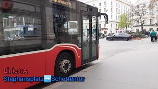Wiener Linien Linie 1A 🚍 #106 Stephansplatz➡️Schottentor