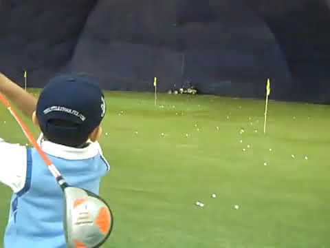 Troy Watson age 4 golf