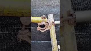 Steel Pipe Frame Head Fixing Process