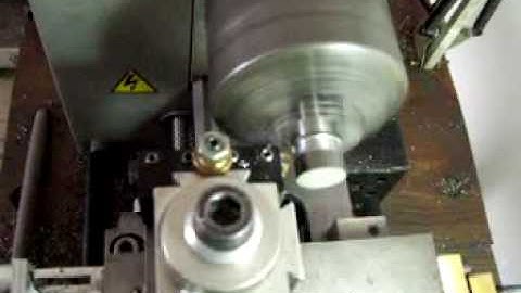 7X14 CNC Mini Lathe - Inverse Taper Turning