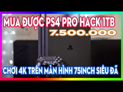 hack game pro - PS4 Pro 1TB Hack chơi game trên TIVI 75 Inch đã vô cùng ! Mới mua được trên Facebook giá 7.500.000