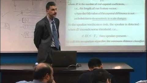 Lecture 11:Speaker  Recognition