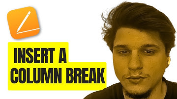 Apple Pages How Can I Insert A Column Break In Pages Step By Step Pages Tutorial