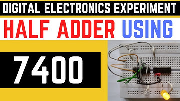 How do you implement half adder using NAND? | Draw circuit diagram of half adder using nand gate