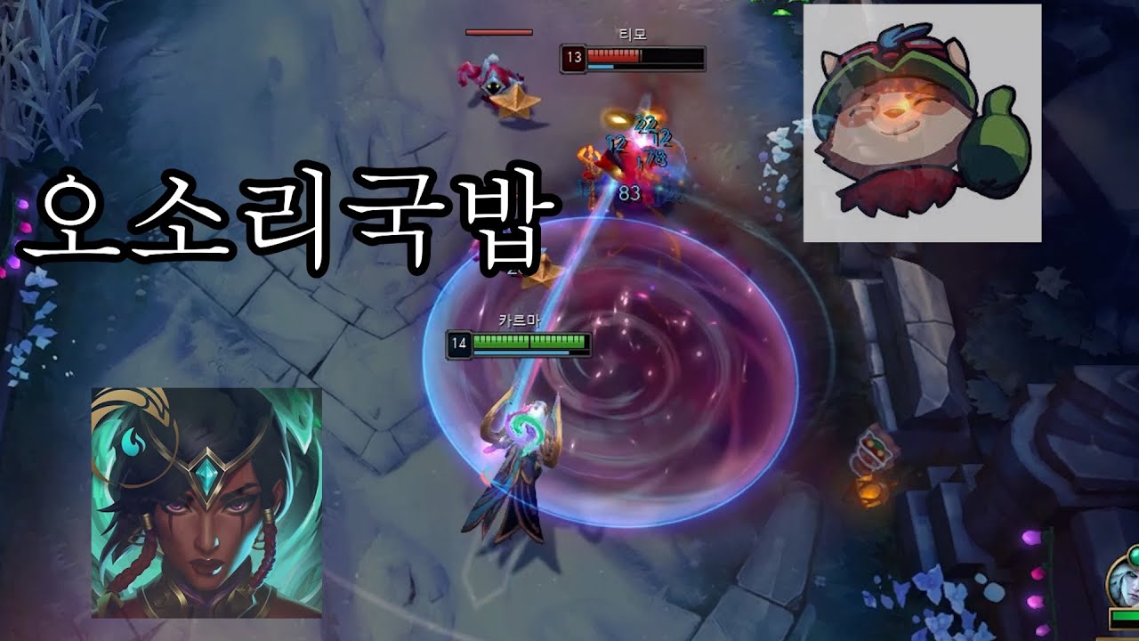 탑카르마가 말아주는 오소리국밥 / 탑카르마 VS 티모