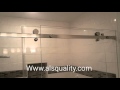 Serenity Custom frameless sliding shower door enclosure crl