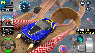 🔥GT Car Stunt : Ramp Car Stunts Gameplay Walkthrough Part - 6 [ Level - 6 ] (Android, iOS Gameplay)