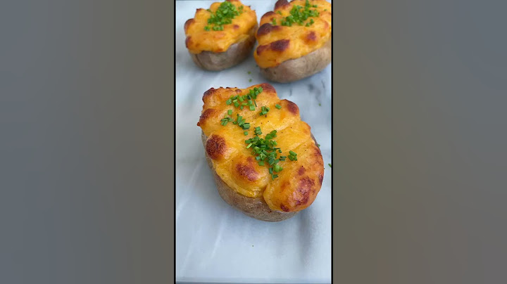 Cheesy Twice Baked Potatoes!
