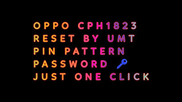 OPPO F9 Pro CPH1823 Unlock By UMT Mtk tool 4.2 #Oppo_F9_F9_Pro_Unlock Password Pattern
