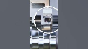 CNC machining high feed and grooves #cnc #cncmachining #cncturning