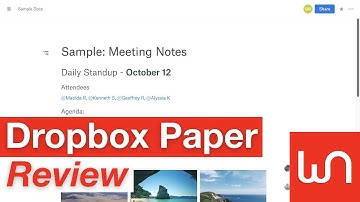 Dropbox Paper Review