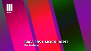 BBC3 ident (1991-1997, MOCK)