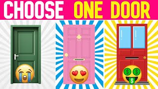 Choose One Door  2 GOOD And 1 BAD | Don't Choose The Wrong Door