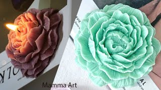 Rose Silicone Mold making at home with Wax Rose sample || How to create Silicone Mold at home