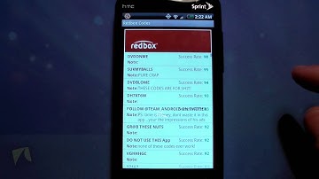 Redbox Codes by Green Buddy | Droidshark.com Video Review for Android