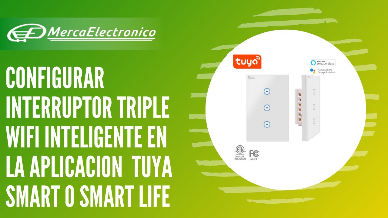 Configurar Interruptor Táctil Inteligente wifi en la aplicación Tuya Smart  o Smart Life 