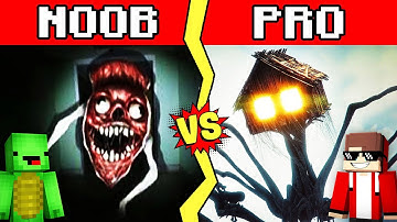 BRIDGE WORM VS HOUSE HEAD Build Battle In Minecraft - NOOB VS PRO CHALLENGE - Maizen Mizen Parody