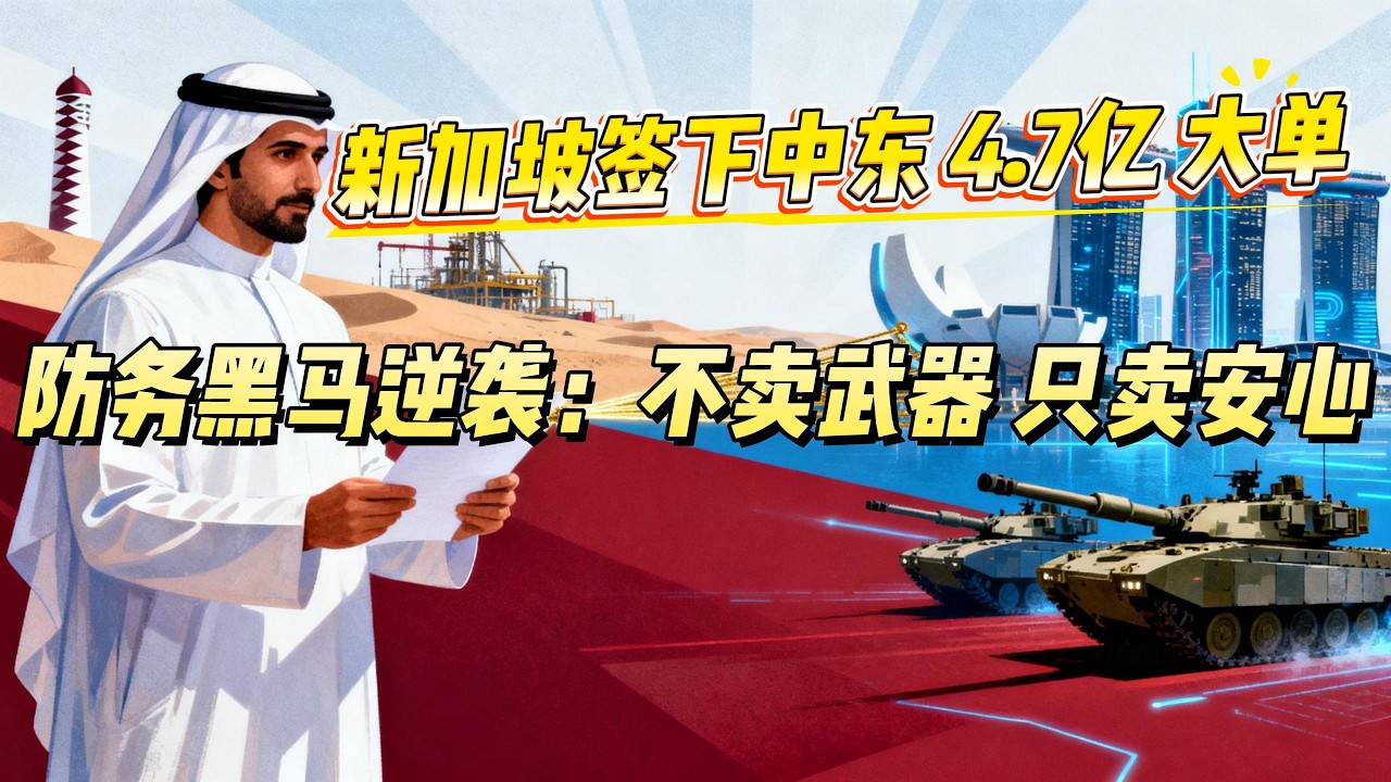 卡塔尔豪掷4.7亿，放着中美欧不选，偏偏认准新加坡？小红点为何成为中东军备升级“幕后技术伙伴”？