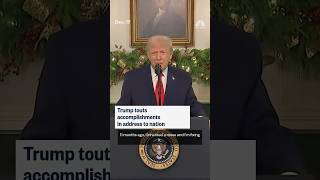 Trump touts accomplishments in address to nation