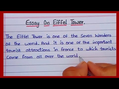 essay on beauty of eiffel tower