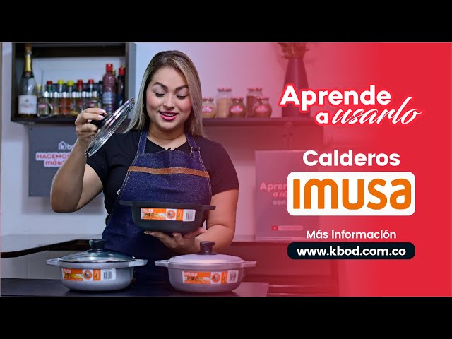 Cocinando con los calderos Imusa