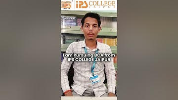 IPS COLLEGE JAIPUR a Place Where Your Dream Career Grows With Honest Internships.