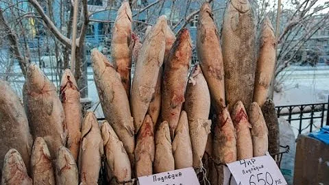Stroganina – Raw Frozen Fish Served as a Delicacy in Northern Russia