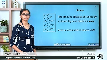 Grade 5 Mathematics Chapter 9 Class 1 Perimeter and Area Lets Recall