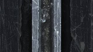 Fiber Laser Engraving Groove Under A Microscope Stereoscopy