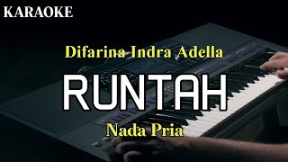 Karaoke Runtah ( Koplo ) - Difarina indra Adella || Nada Pria