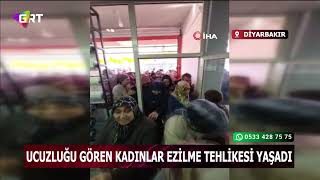Ucuzu Gören Kadınlar Ezilme Tehlikesi Atlattı